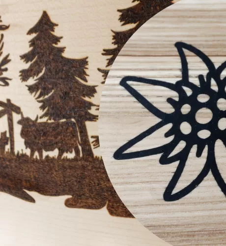 Lehrlingsschreiner Wettbewerbsmöbel von Severine und Sarah. Ein Bauernbuffet und ein Fernsehmöbel