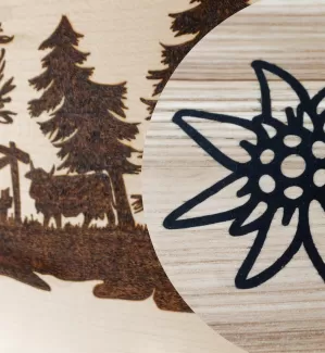 Lehrlingsschreiner Wettbewerbsmöbel von Severine und Sarah. Ein Bauernbuffet und ein Fernsehmöbel